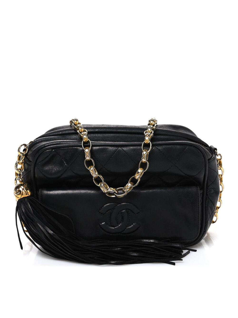 Chanel Lambskin Quilted Tassel Camera #308771C17B